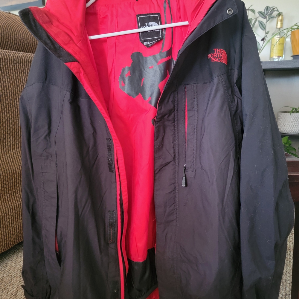 The North Face Black and Red Jacket